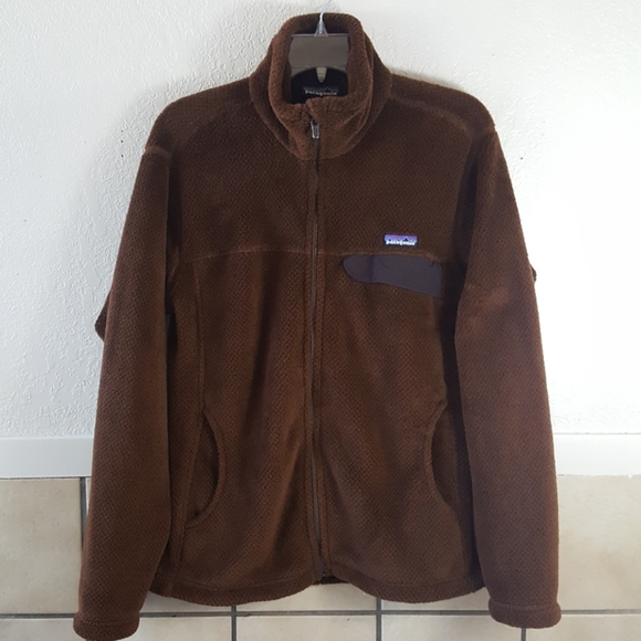 Patagonia Tops - Patagonia medium brown Women's fleece zip up